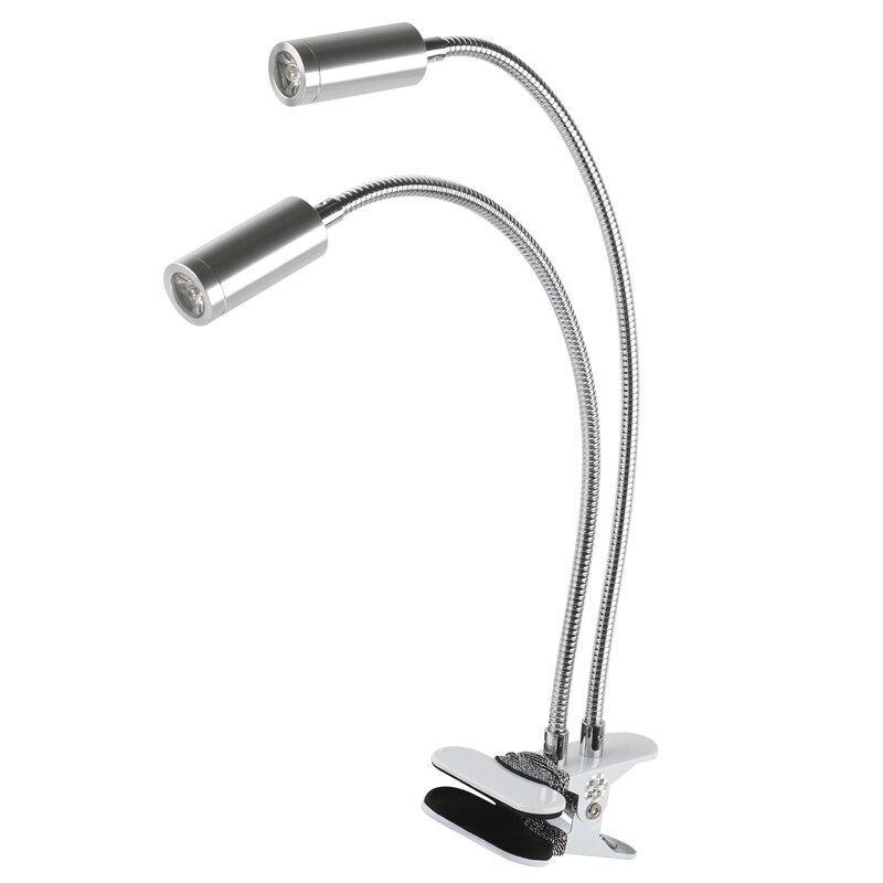 LED Clamp Microscope Illuminator Adjustable Side Spotlight Lamp Fill Light Lamp