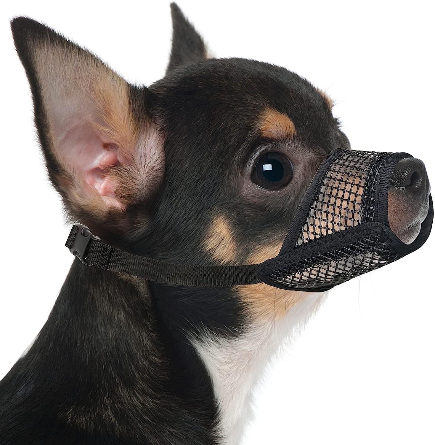 Dog Muzzle, Soft Mesh Muzzles for Small Medium Large Dogs Chihuahua Poodle Hu...