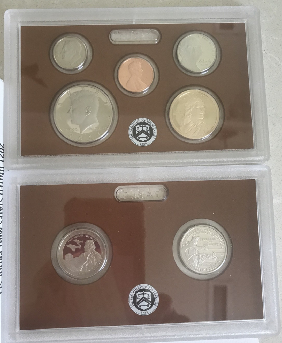 2021 Clad Proof Set U.S. Mint Original Government Packaging OGP COA