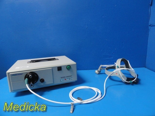 Integra Luxtec 9300XSP Surgical Light Source w/ Headlight & Fier Cable ~ 39207