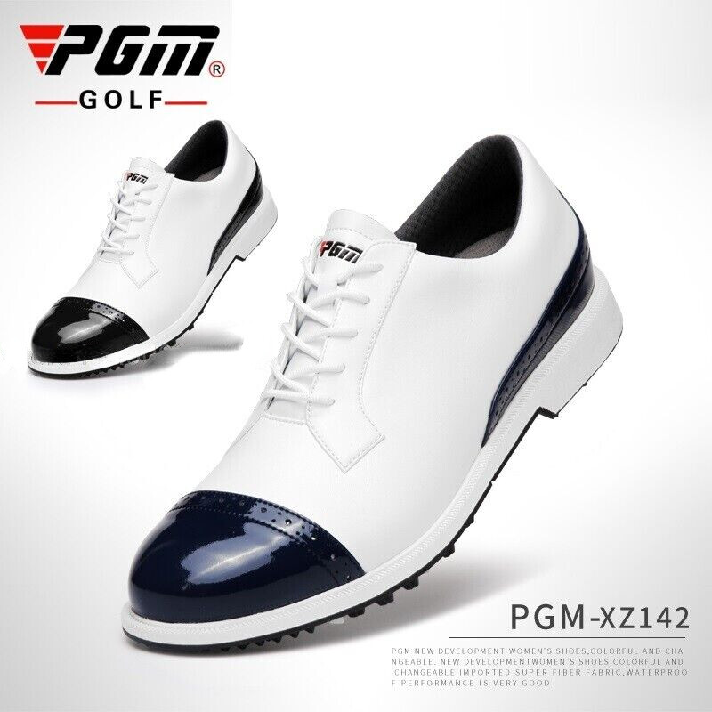 Pgm British Style Men Golf Shoes Waterproof Sports Sneaker Non-Slip Man Footwear