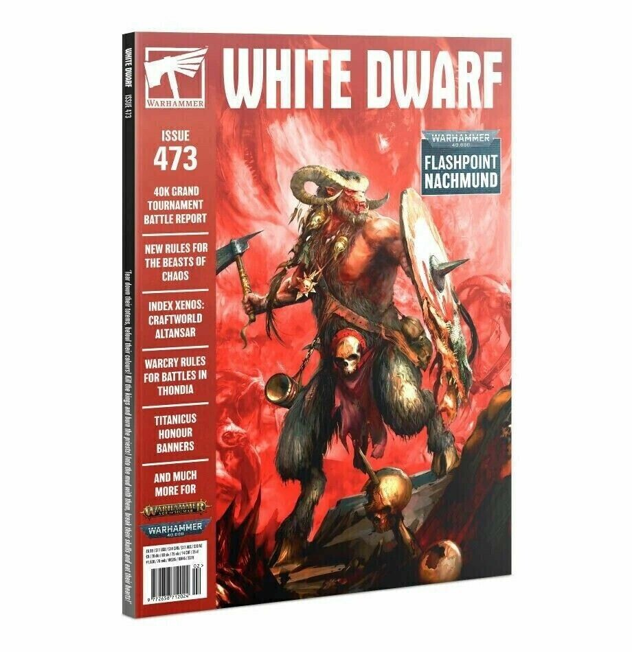 White Dwarf Magazine: Issue 473 (February 2022) Warhammer 40k Age of Sigmar