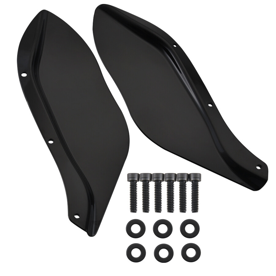Front Side Fairing Air Deflector Windshield Kit For Harley '96-13 Electra Glide