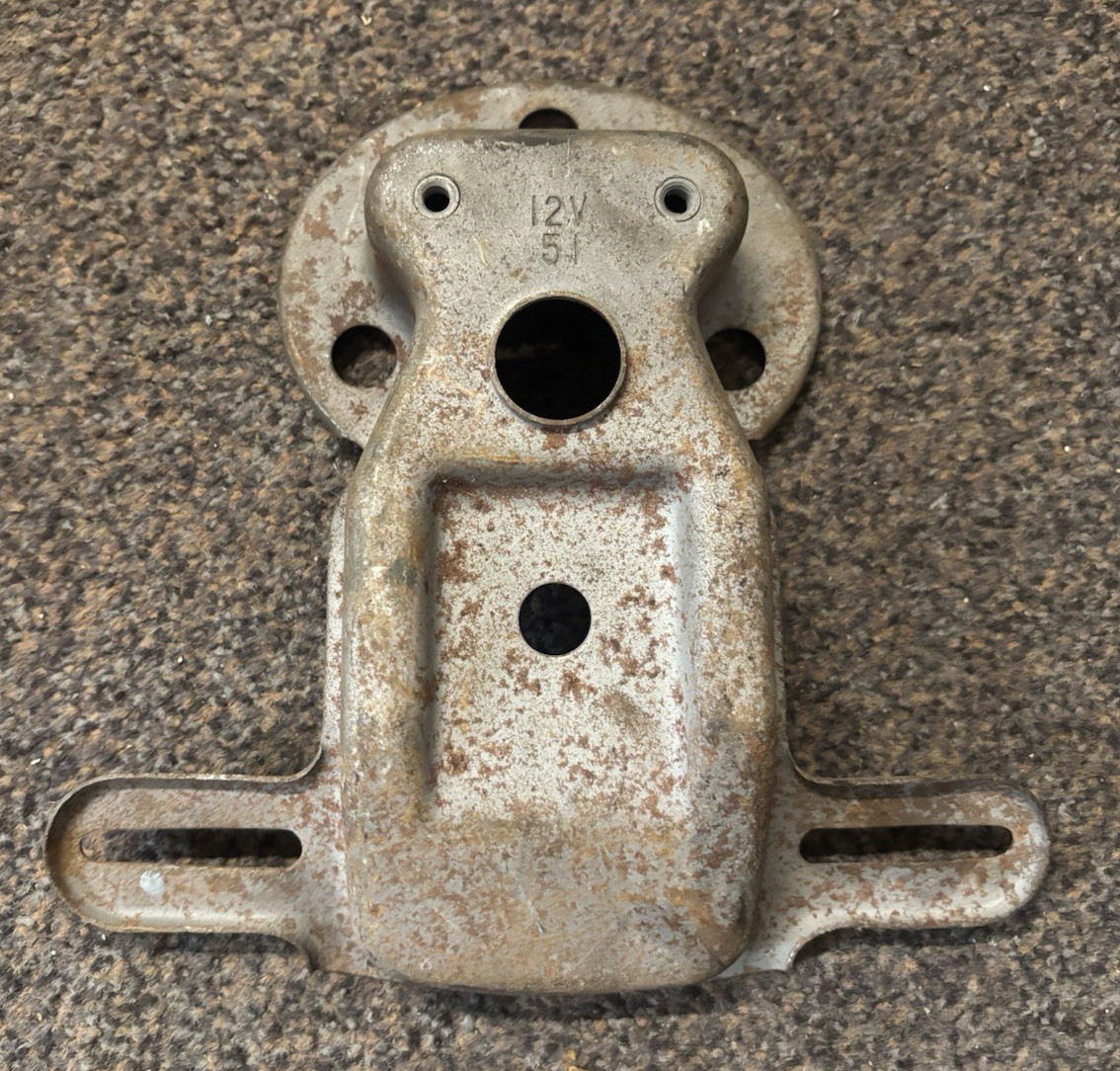 Kawasaki KH250 Rear Light And Number Plate Bracket Mount