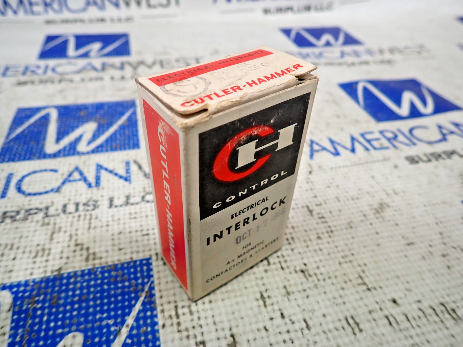 Cutler Hammer 10933112A Electrical Interlock N.C. Size 0 600V