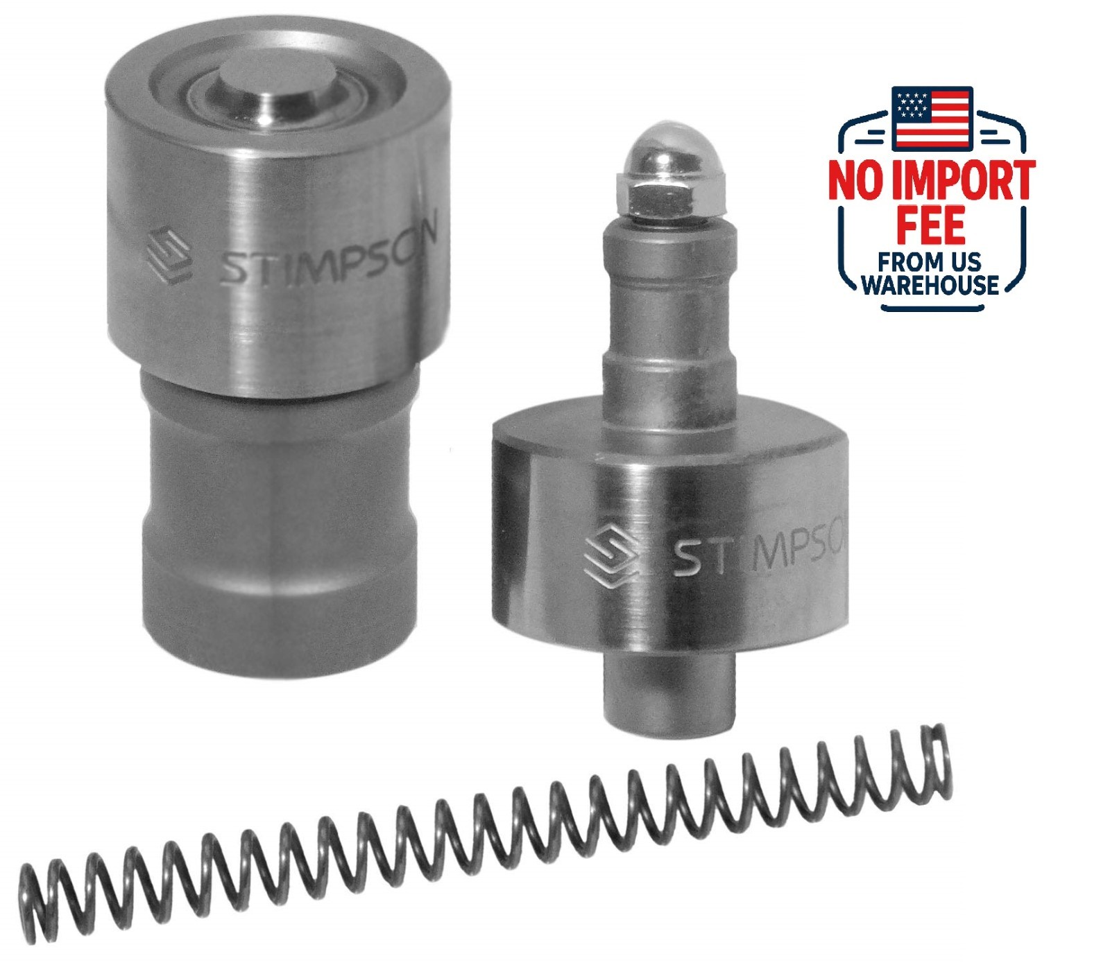Stimpson SPGW0TSET Self-Piercing Grommet and Washer Machine Tools for #0 Set (fo