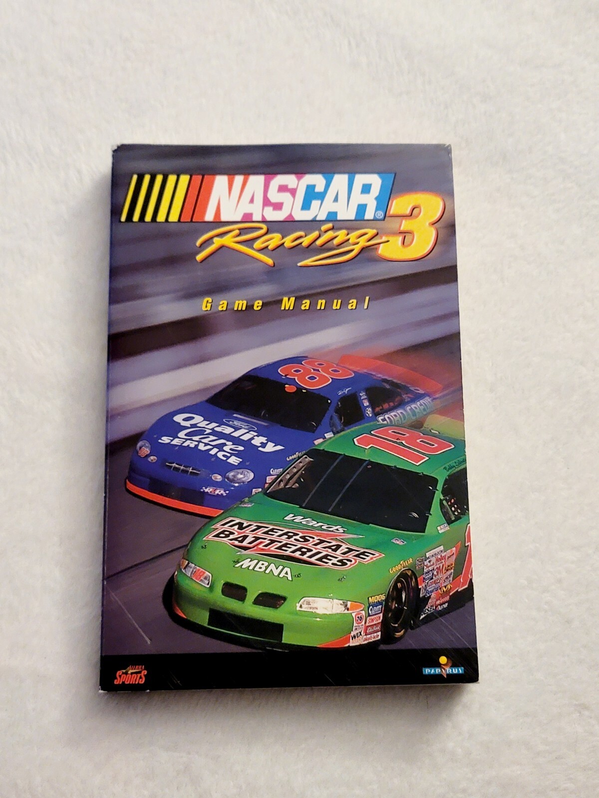 Nascar Racing 3 Game Manual ONLY