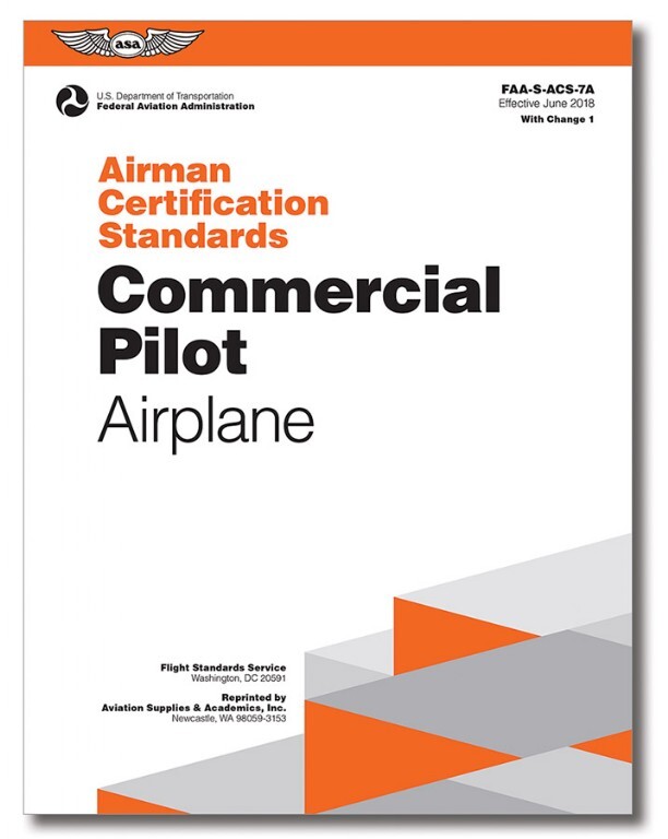 ACS Commercial Pilot, Airplane p/n ASA-7A.1