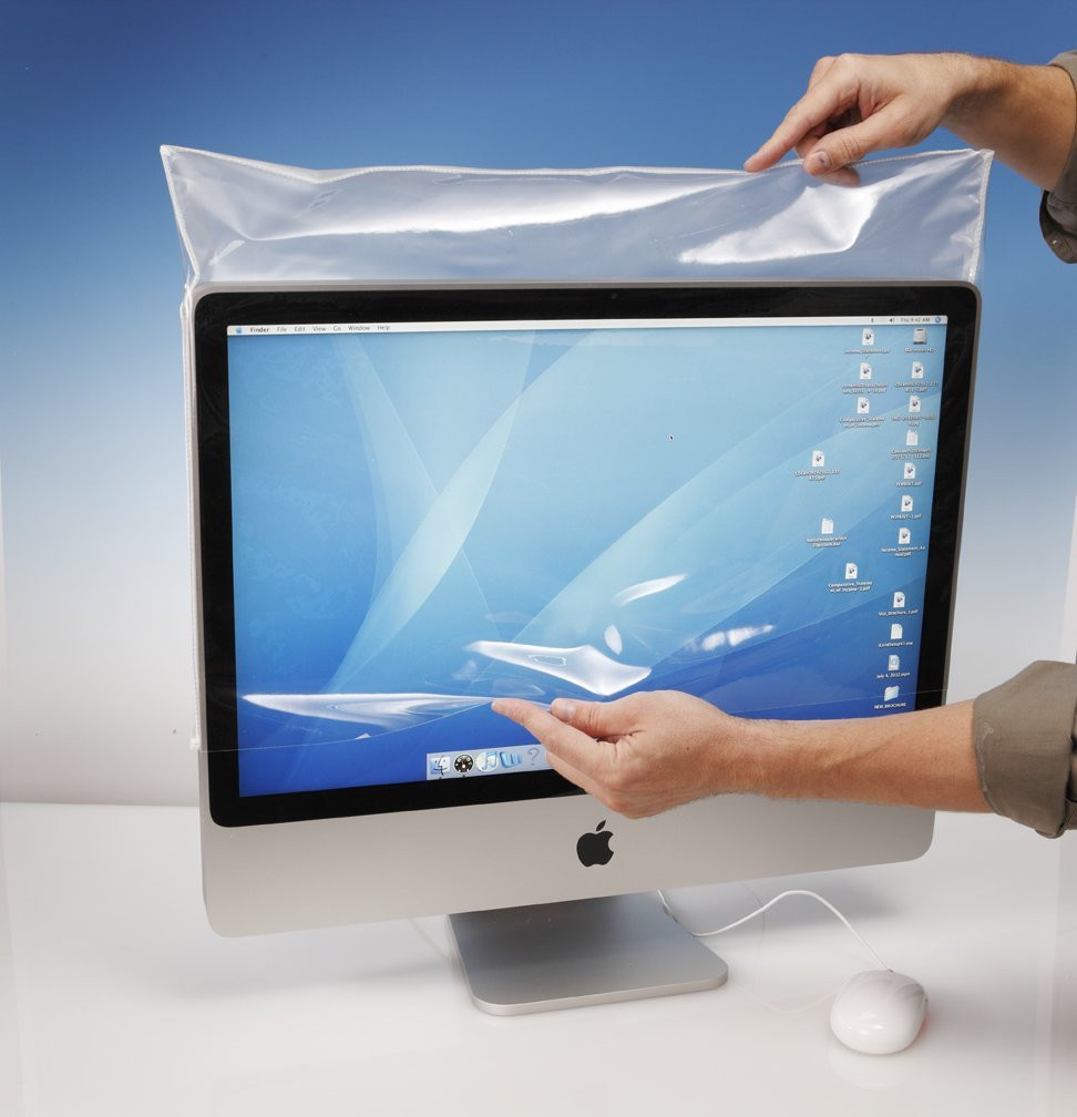 Anti-Microbial Computer Monitor Cover - 19.5" W x 11.5" H Part# AMMTS01