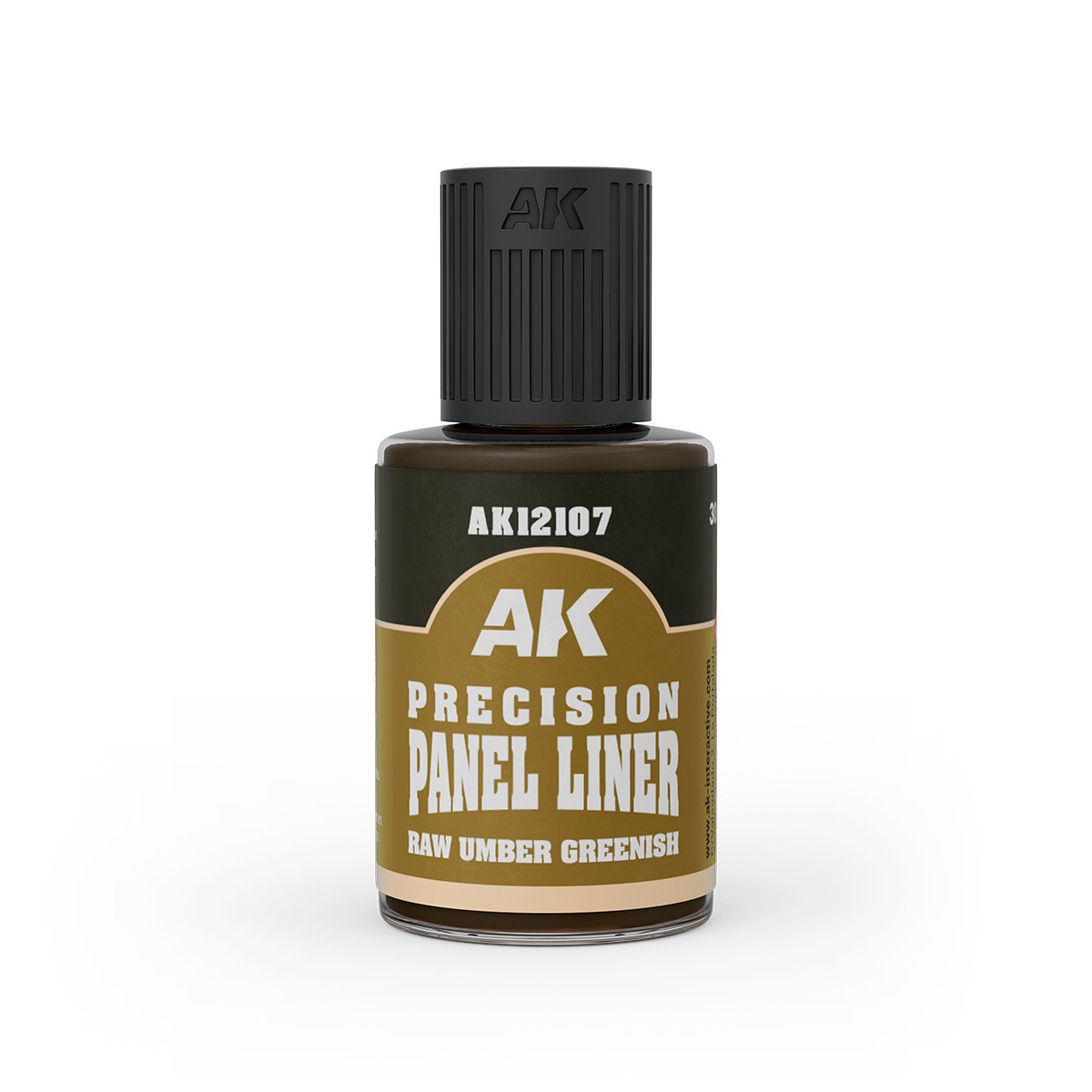 AK-12107 AK Interactive Precision Paneliner Raw Umber Greenish (30ml)