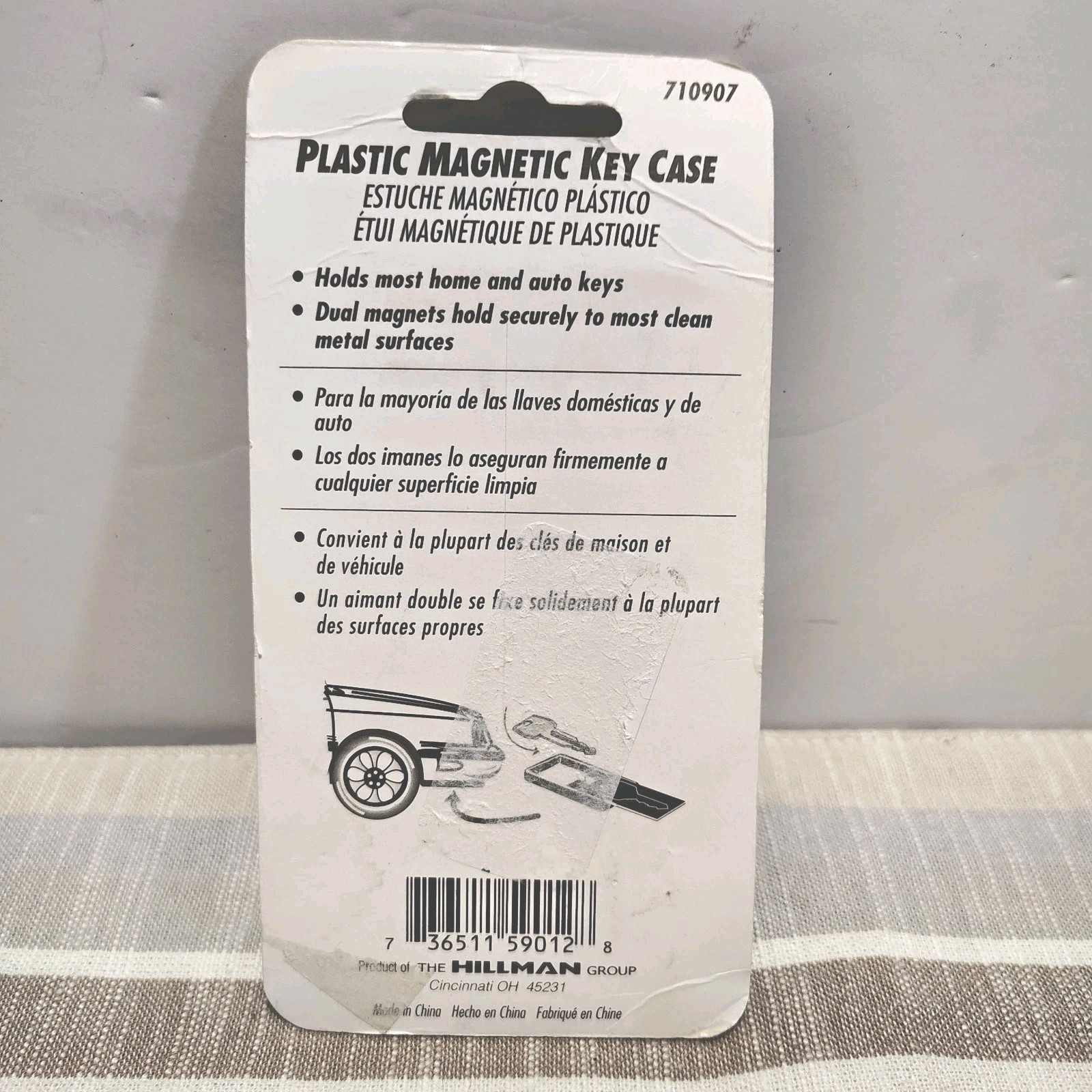 Hillman Large Plastic Magnetic Key Case