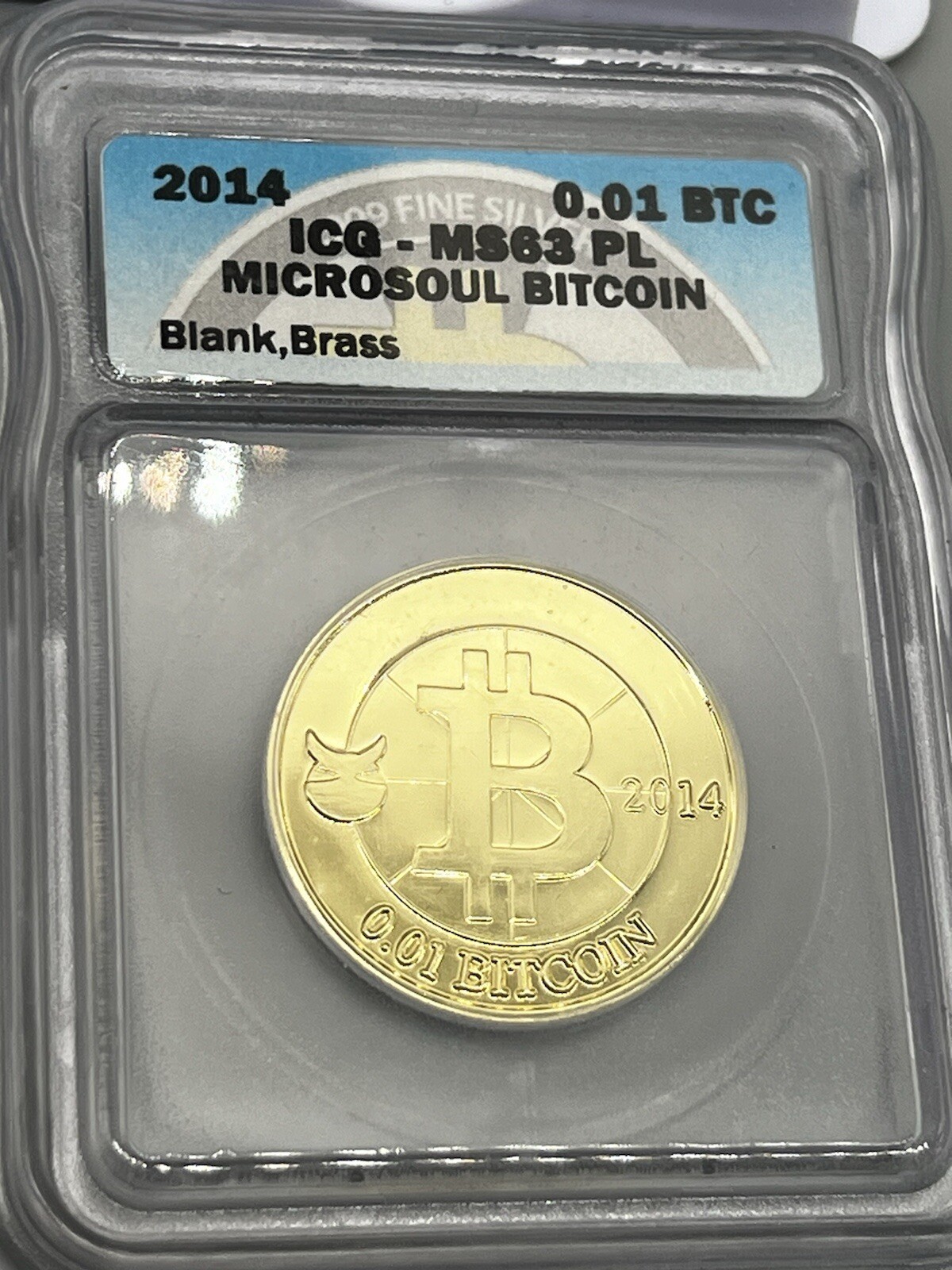 Microsoul 2014 RARE limited Ed only 124 made M S-63 -bit coin Lealana CASASCIUS