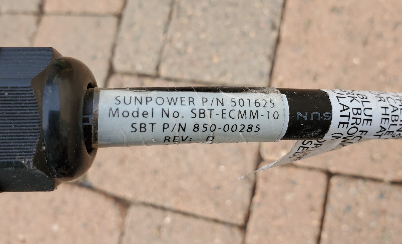 Sunpower Cable SBT-ECMF-10 501625 extension cable with male connectors