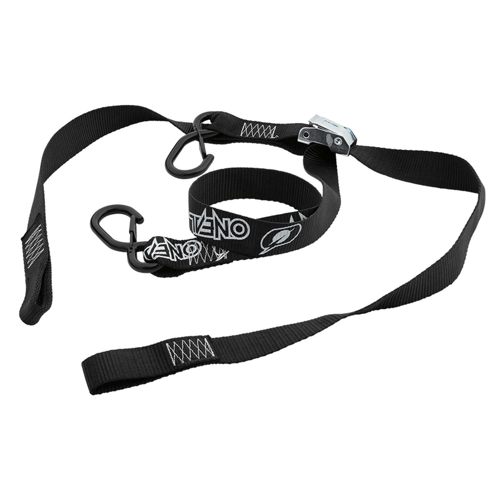 O'Neal De Luxe Tie Down Straps Moto Cross 2 Piece 1.8M Transport Motorcycle Black