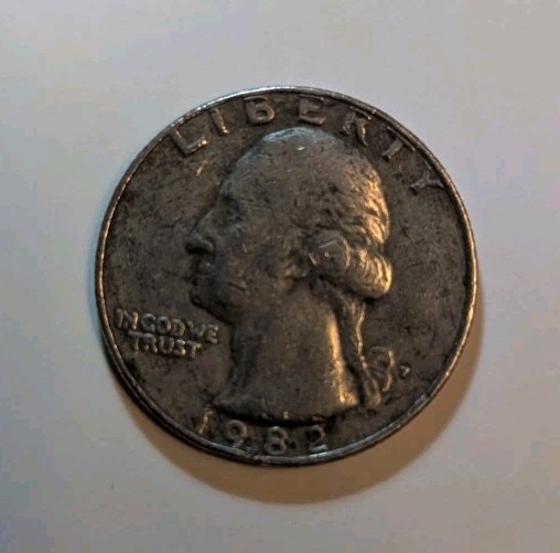 1982 P Washington Quarter DDO DDR EO