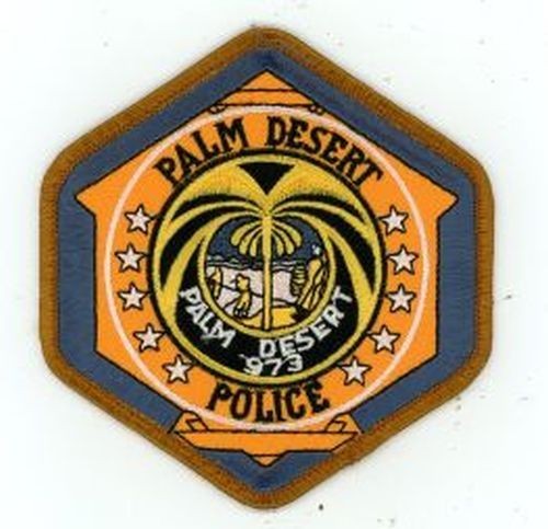 CALIFORNIA CA PALM DESERT POLICE NICE SHOULDER PATCH SHERIFF