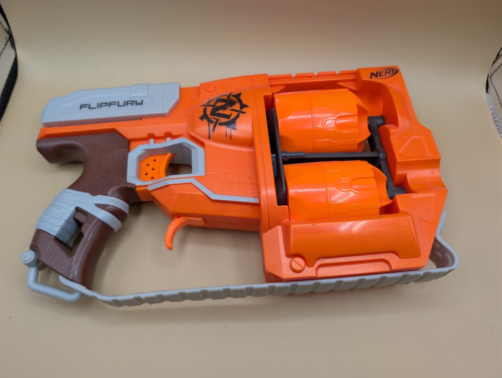 Nerf Zombie Strike Flipfury Blaster Gun