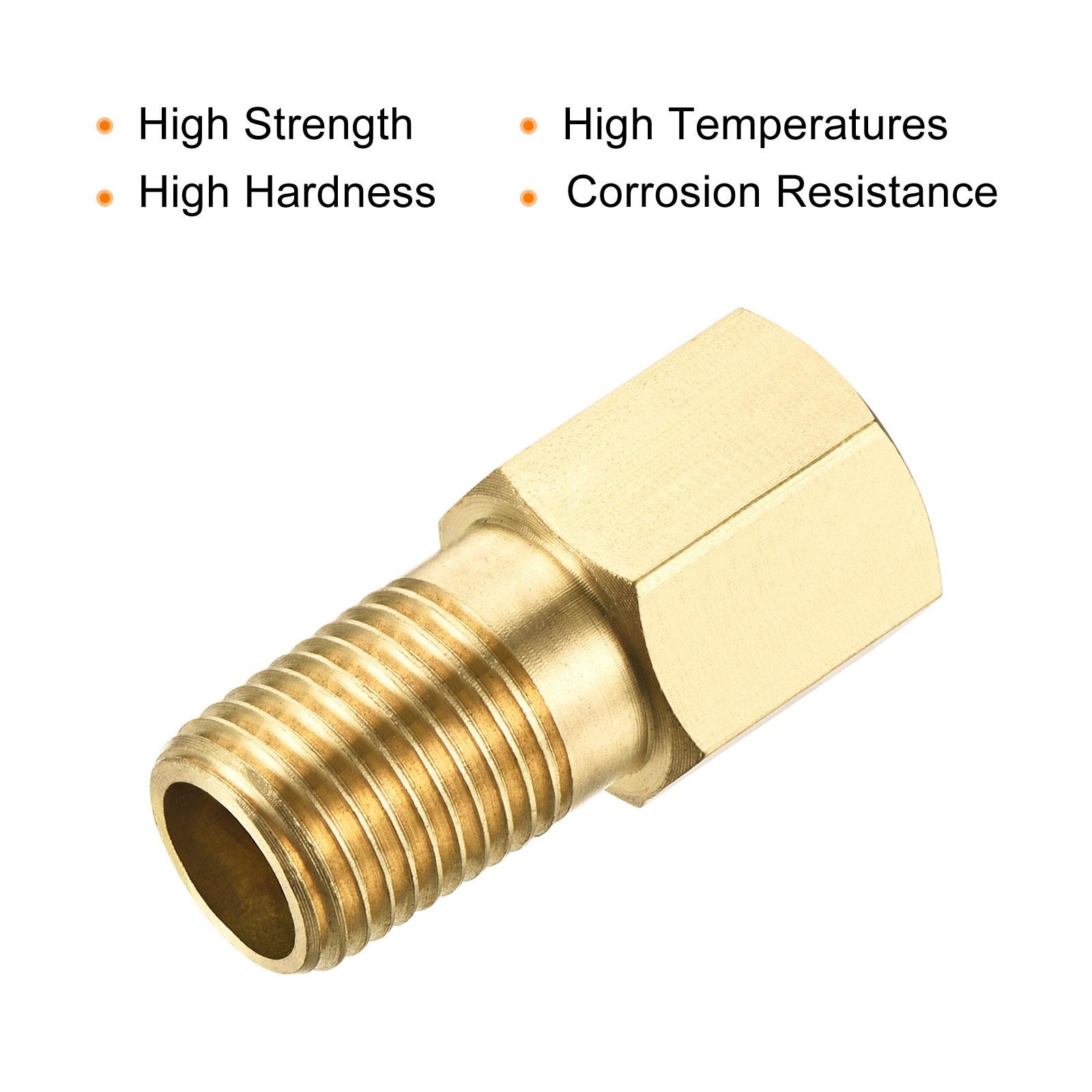 Brass Pipe Fitting G1/4 Adapter 35mm Extension Connector Hex Coupling