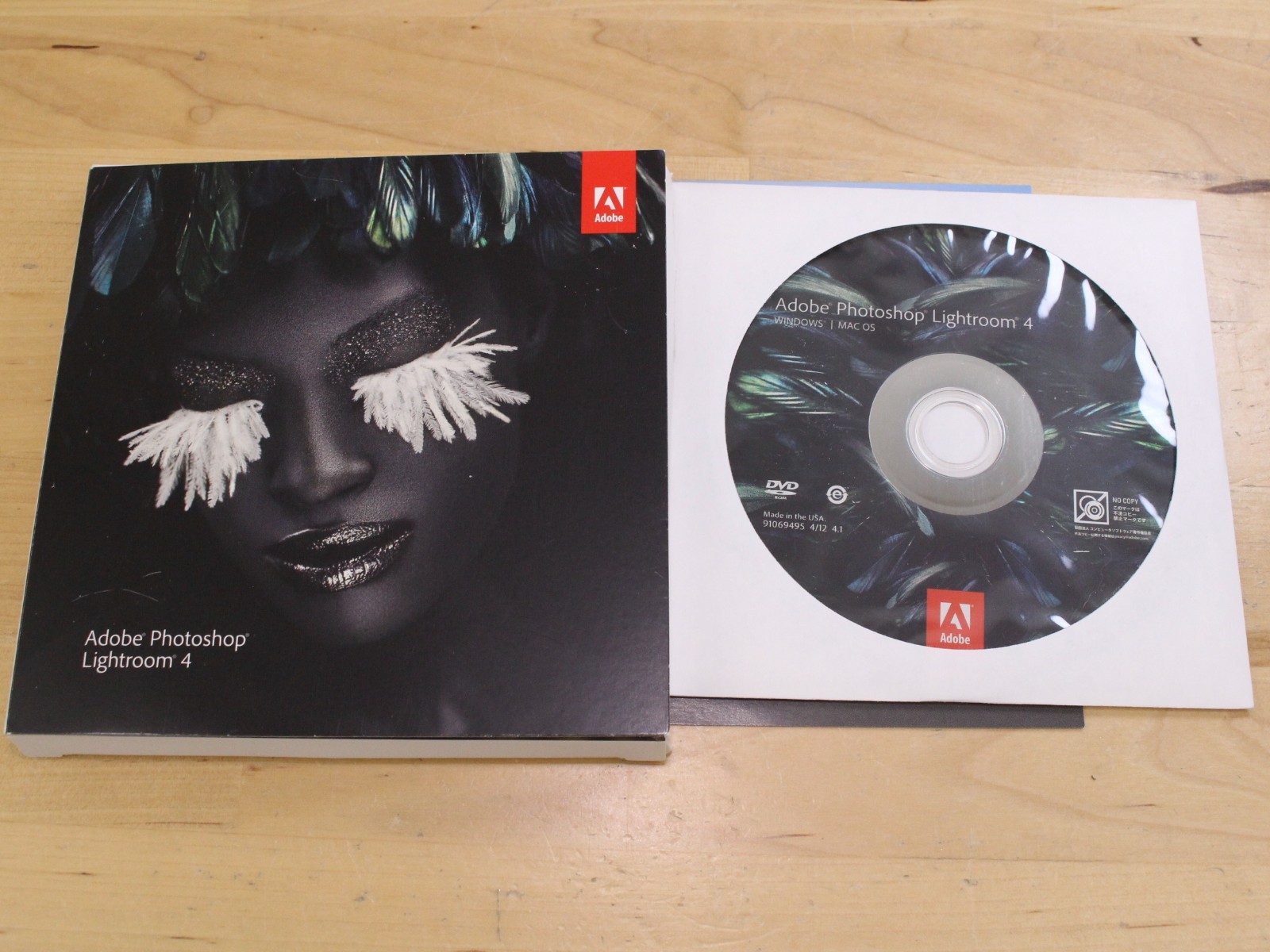 Adobe Photoshop Lightroom 4 Disc with Serial Number PC & MAC