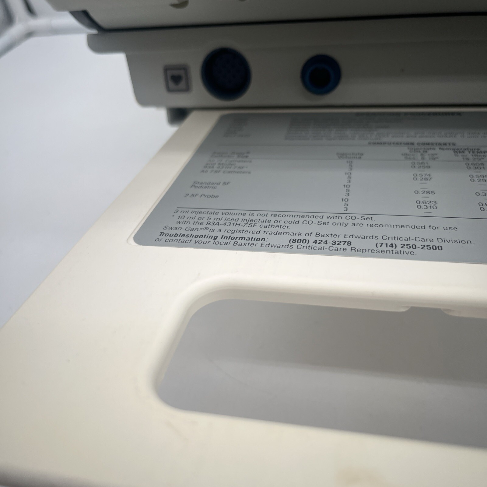 Baxter Edwards COM-2 Cardiac Output Computer / Untested