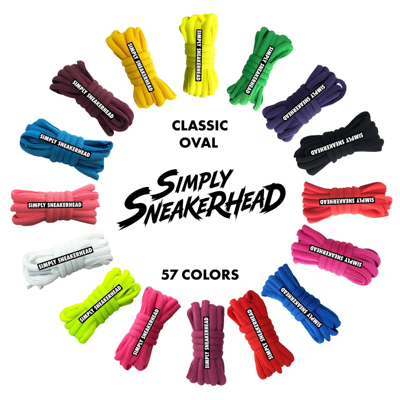 CLASSIC OVAL REPLACEMENT SHOELACES COLORFUL LACES NIKE ADIDAS BUY 2 GET 1 FREE