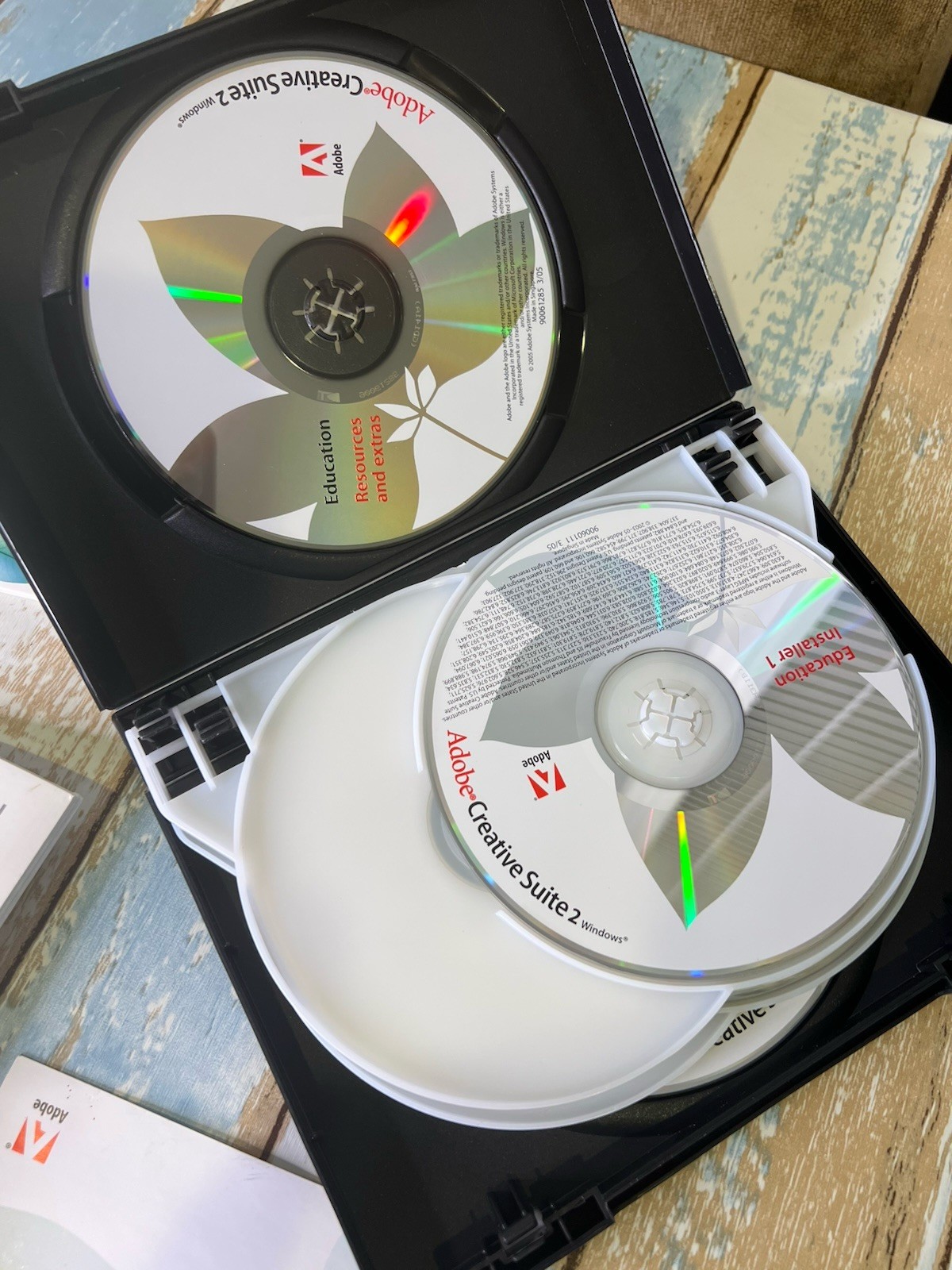 Adobe Creative Suite 2 Premium CS2 Education Edition for Windows Install Disc