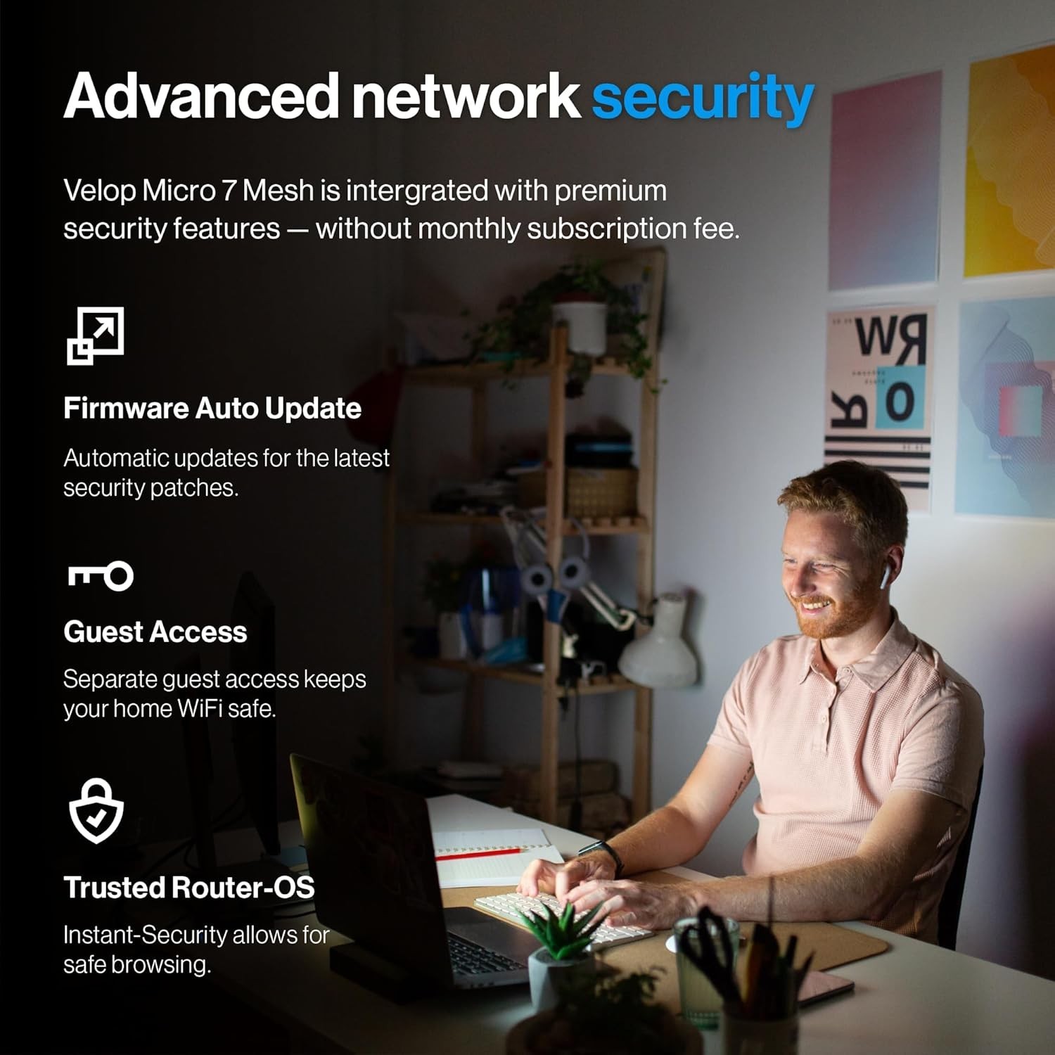 Linksys Velop Micro 7 Dual-Band Wi-Fi 7 Mesh System 3 Pack (LN1603-US) -Open Box