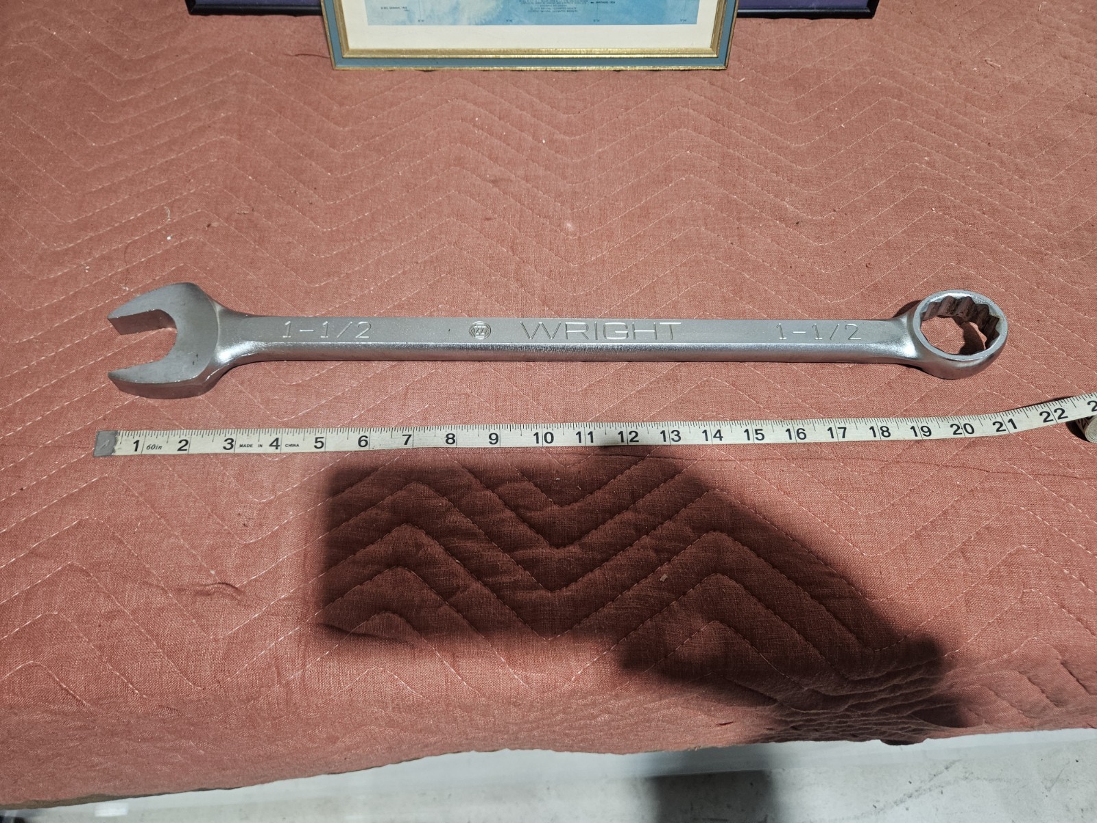 Wright Tool 1148 Combination Wrench WRIGHTGRIP 2.0 12 Point Satin 1-1/2"