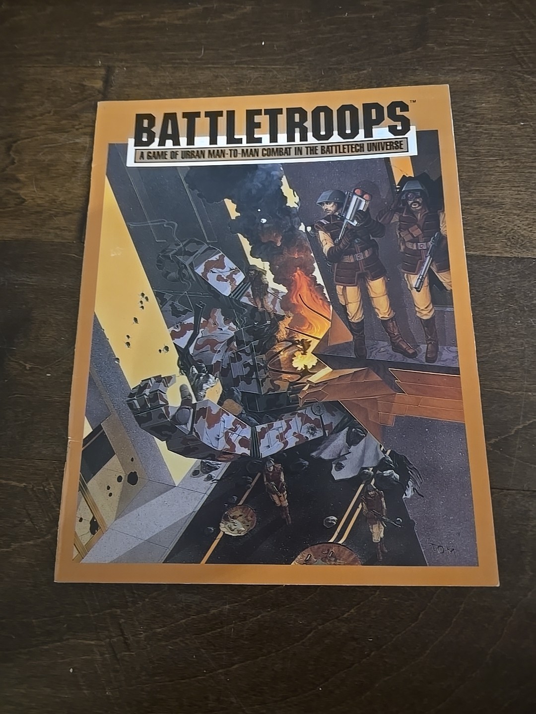 BATTLETECH BATTLETROOPS A GAME OF URBAN MAN-TO-MAN COMBAT FASA CORP.