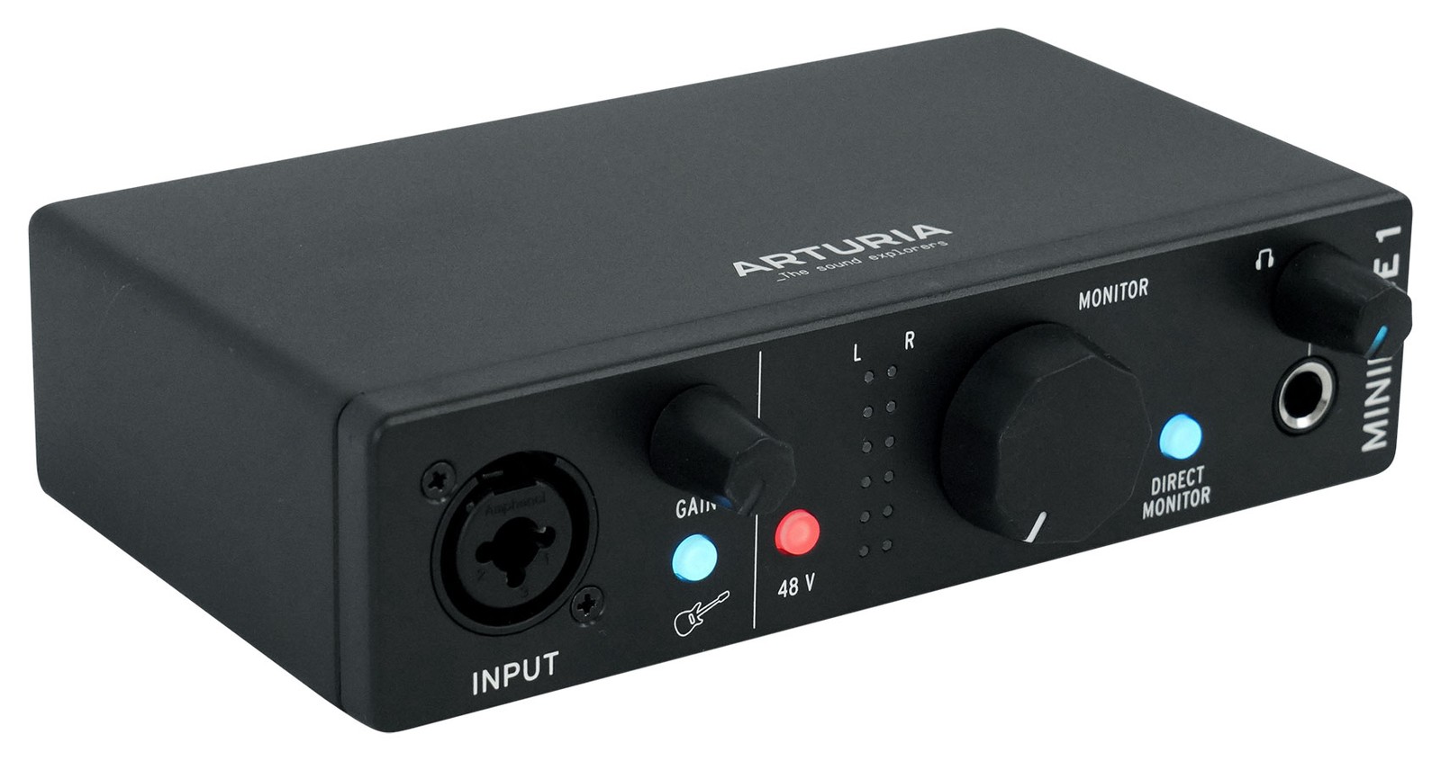 Arturia Minifuse 1 Black Portable Solo Audio USB Recording Interface+Software