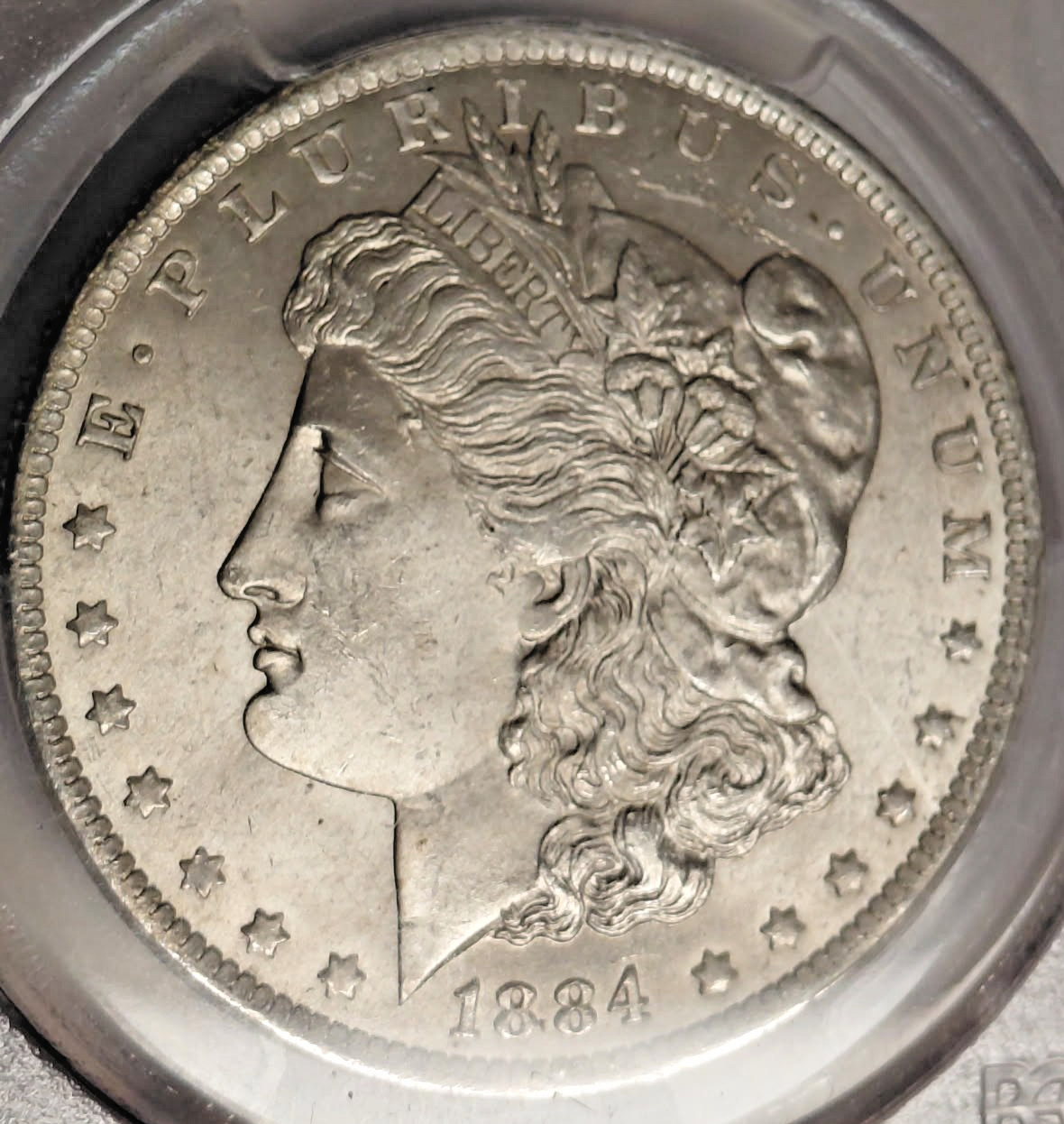 1884-O PCGS-MS-64 Morgan Silver Dollar BLAST WHITE GREAT CARTWHEELS