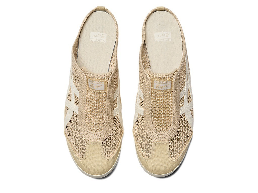 Onitsuka Tiger MEXICO 66 SABOT 1183C123 254 Natural Cream Men Unisex Clog Shoes