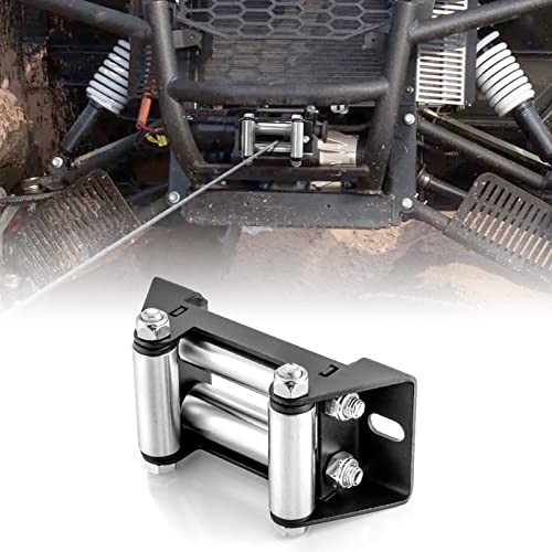 (124 MM) 4-Way Winch Roller Fairlead Bolt Centers fit 2000-3500 LBs 4 7/8"