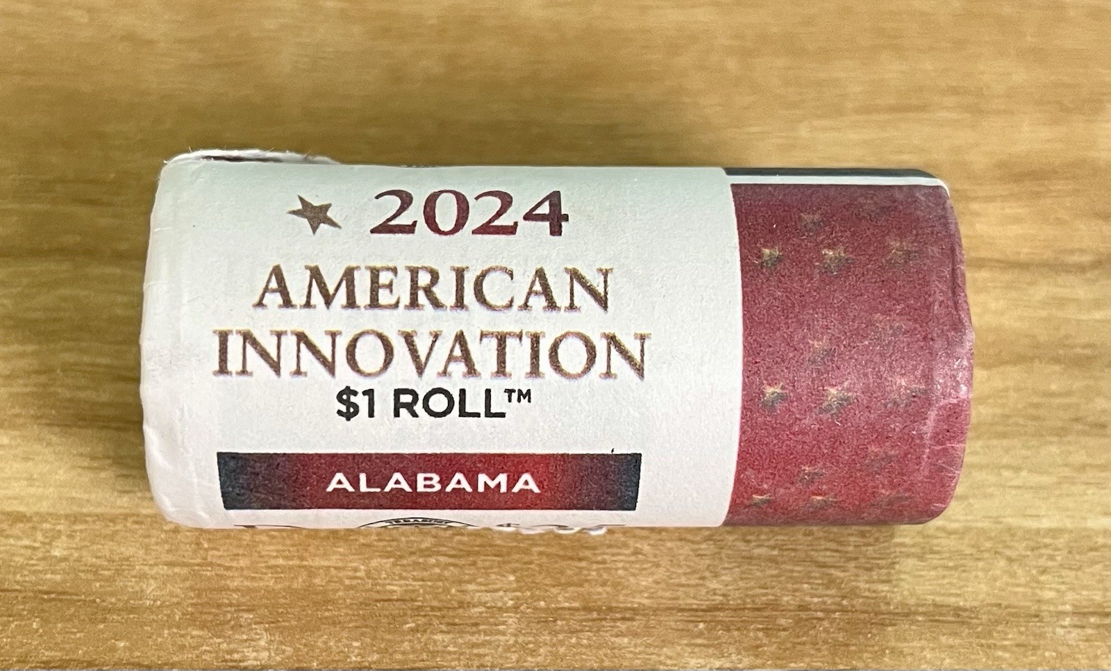 2024 D Innovation Dollar US Mint Sealed Coin  Roll. Alabama - Saturn V Rocket