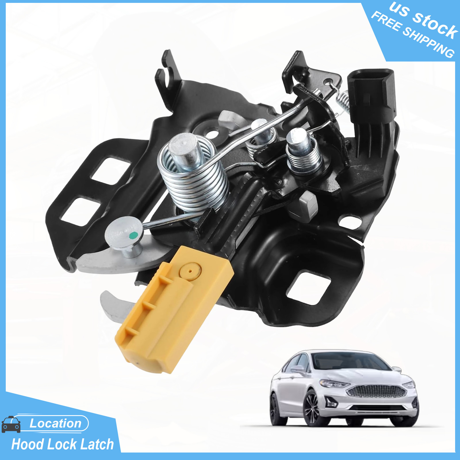 Front Left Driver Side Hood Latch Lock for Ford Fusion 2013-2020