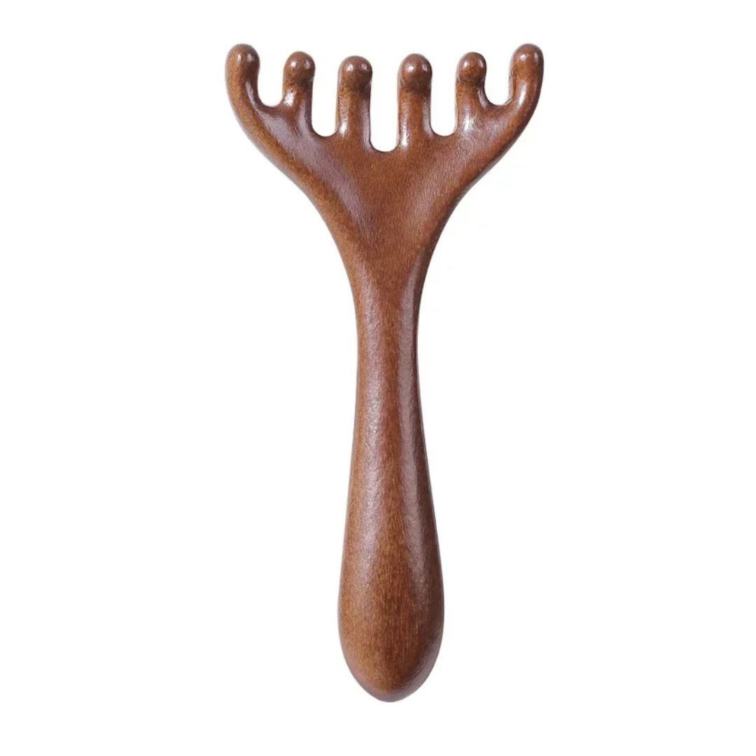 Wooden Scalp Massage Comb Head Oil Massager Hair Care Relaxation Therapy Tool...
