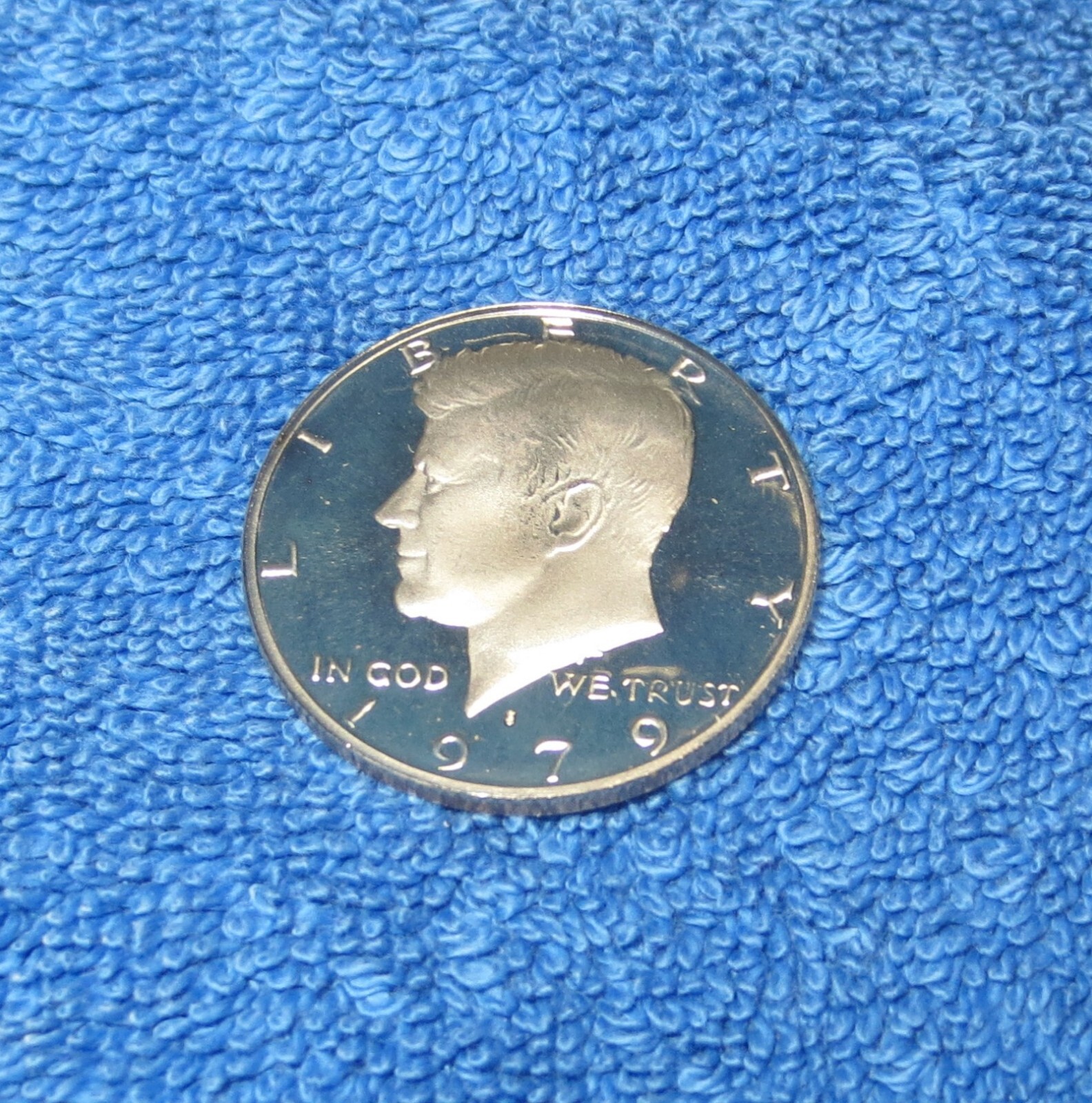 1979-S Type 2 Clear "S" Cameo Proof Kennedy half dollar.