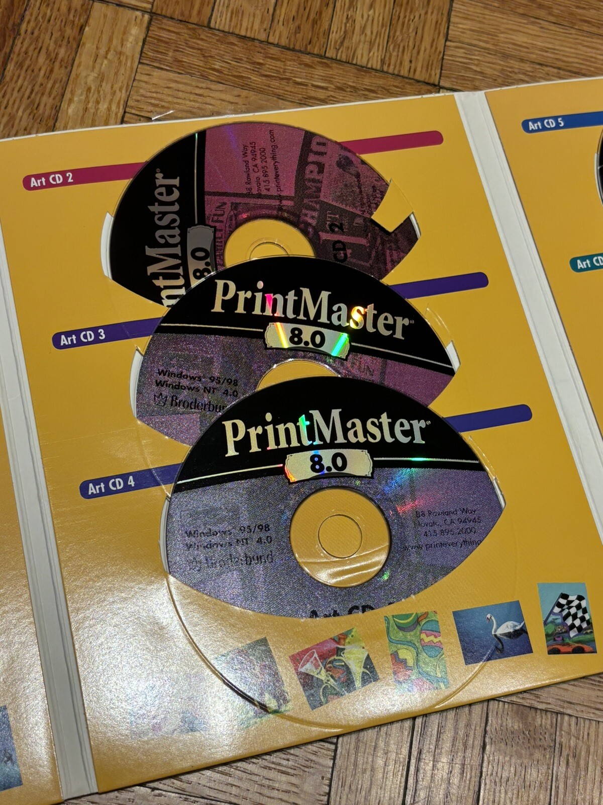 Vintage Print Master Premier 8.0 PC Software - WINDOWS 95 98