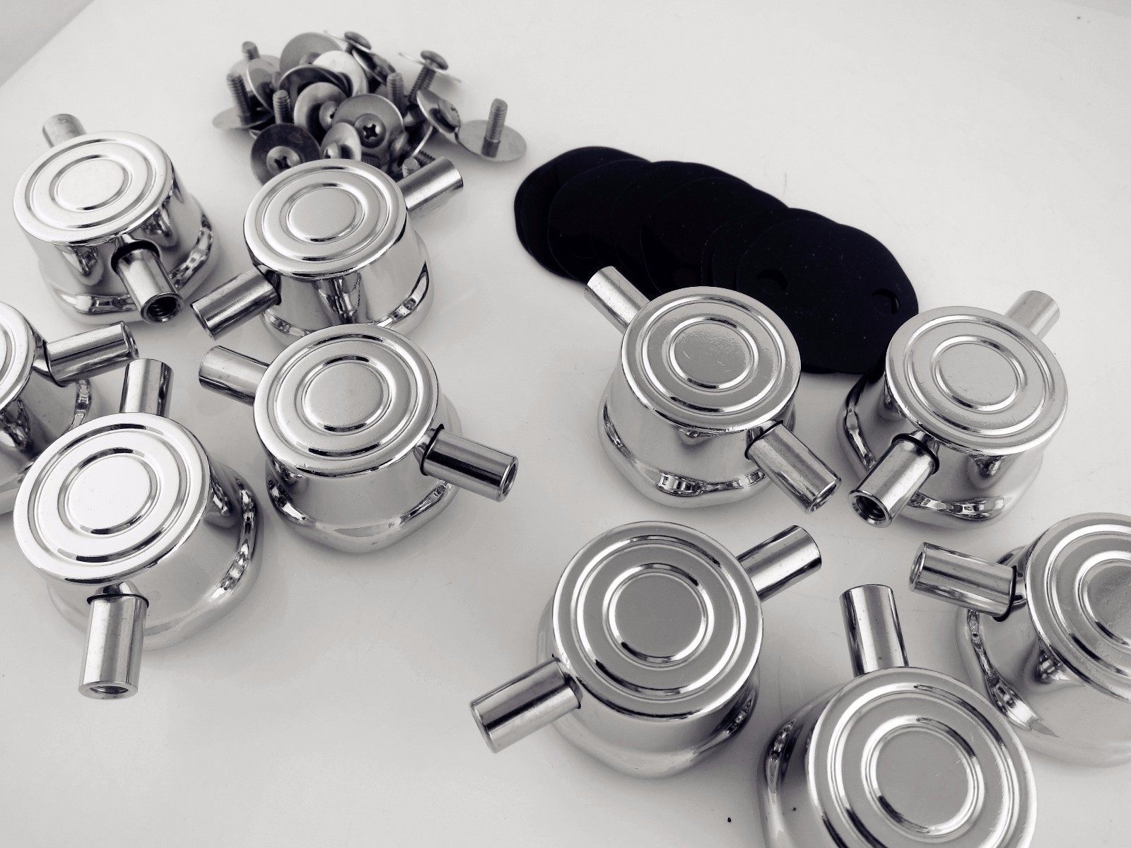 10 Double End Tom Drum Lugs with Mounting Screws