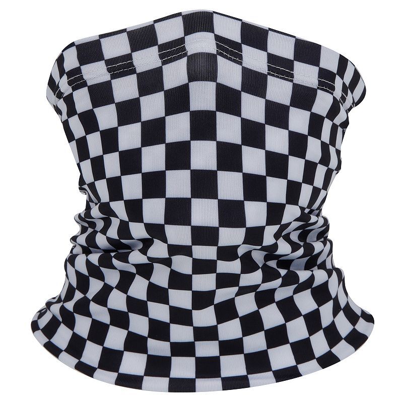 Kids' Bespoke Print Washable Gaiter Face Covering, Black