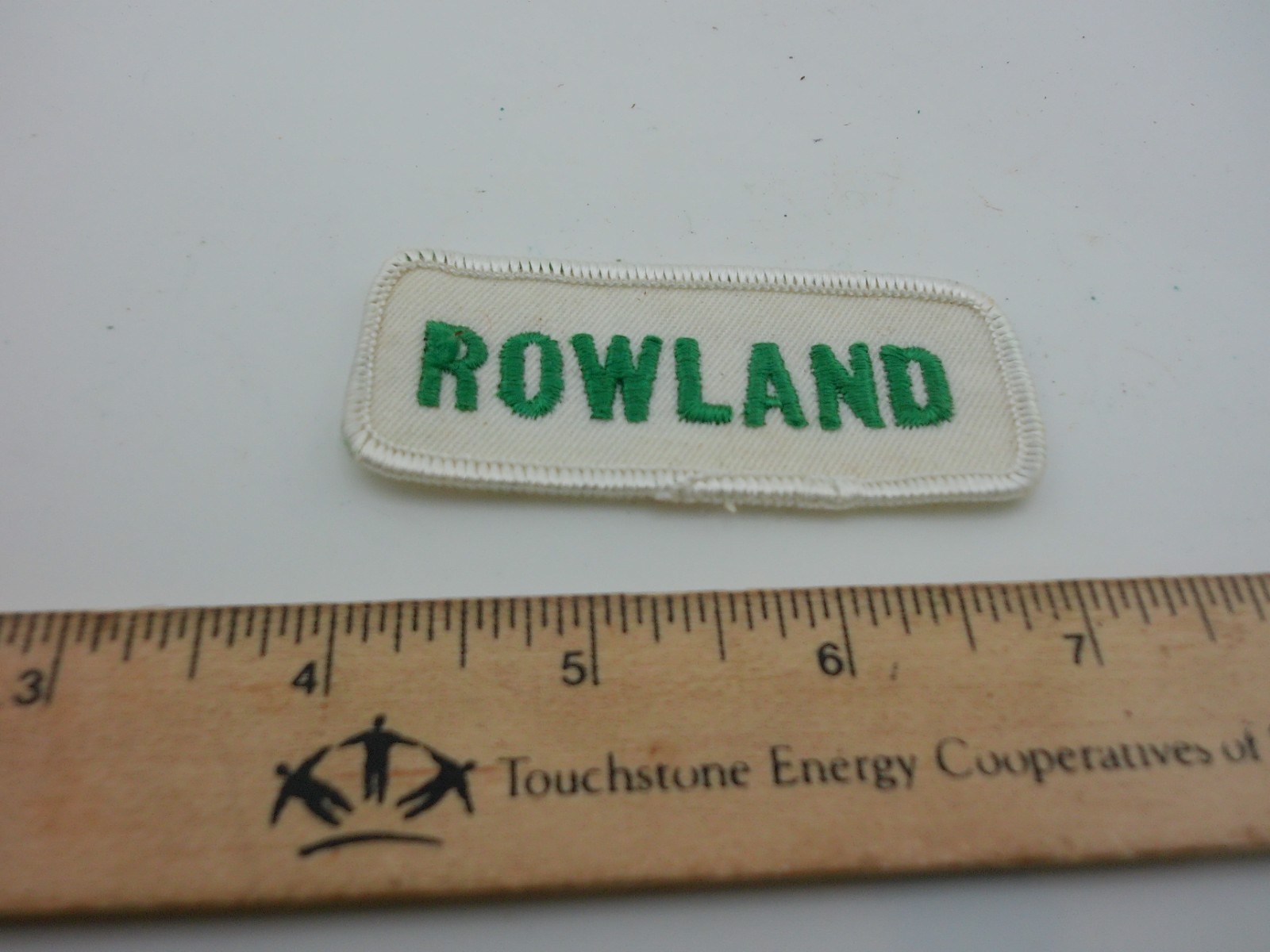 Vintage Advertising Patch Rowland Lot 25-17-A