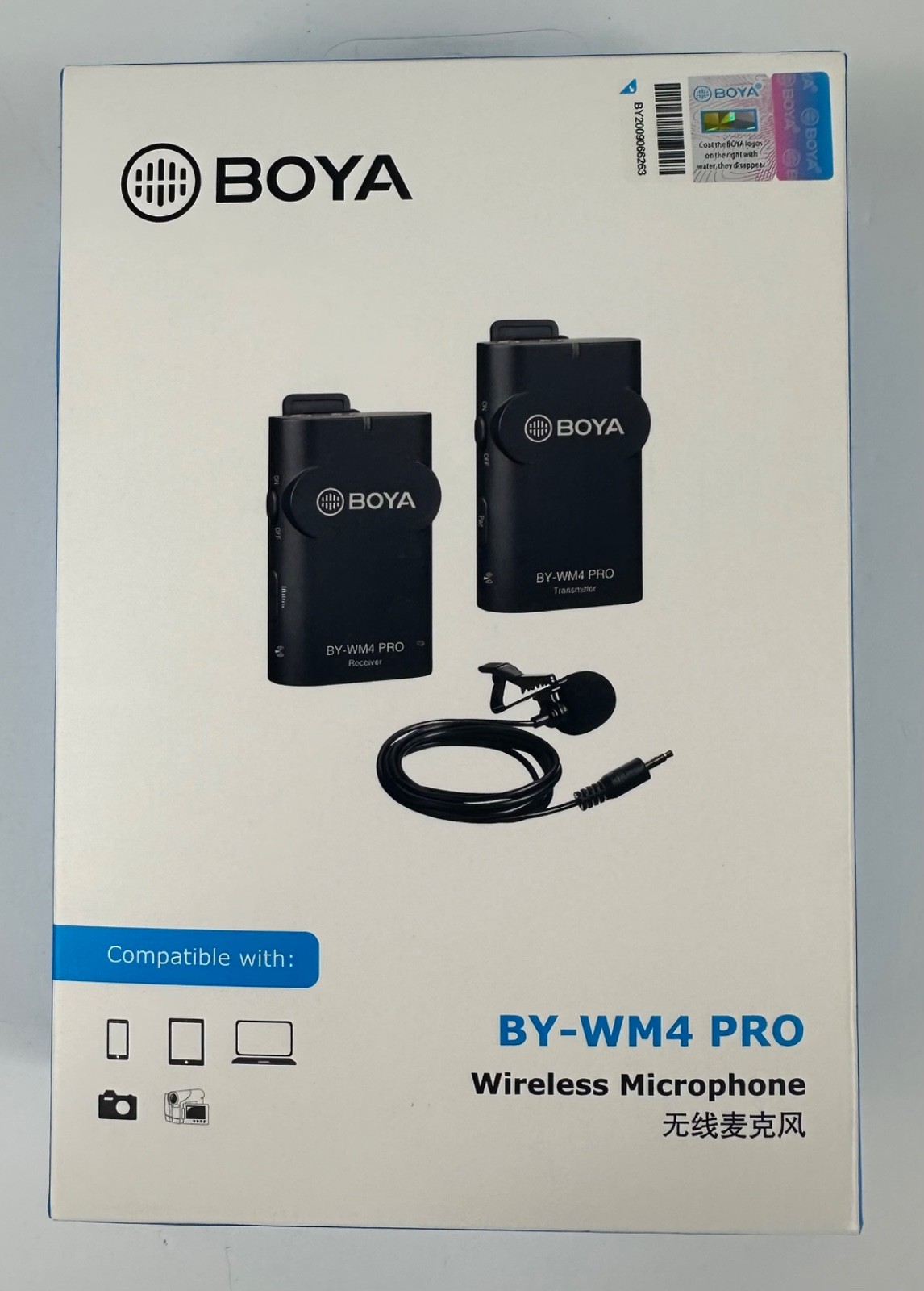BOYA - Dual-Channel Digital Wireless Microphone Kit BY-WM4 PRO