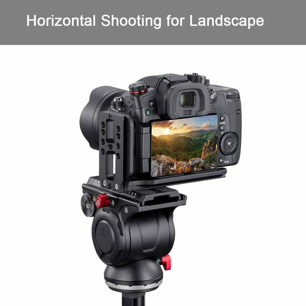 Camera L Bracket Vertical Horizontal Switching Tripod Head Quick Release Plate m