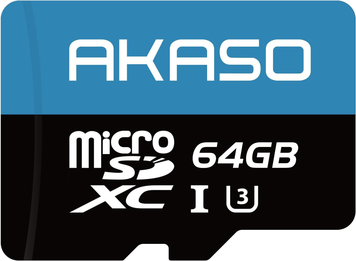 64GB Microsdxc U3 Memory Card with Adapter - up to 100Mb/S, UHS-I C10, U3, Full