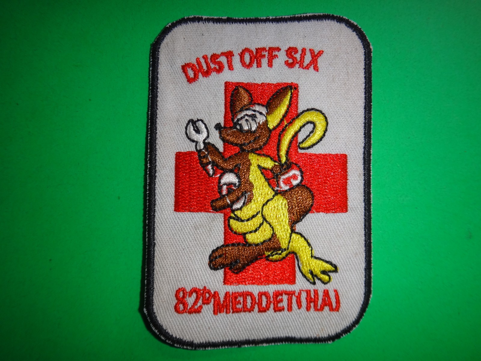 US Army 82nd Medical Detachment (HA) DUSTOFF SIX Patch From Vietnam War Era