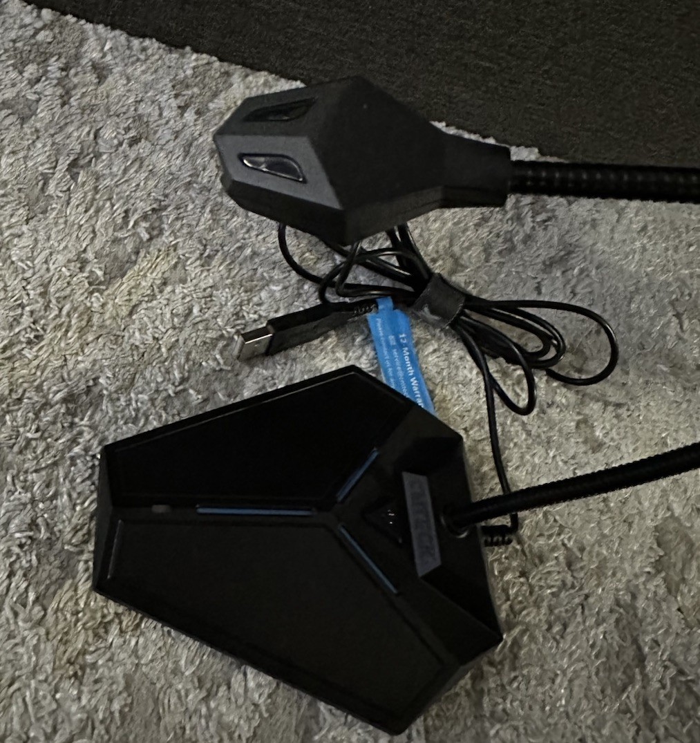 CMTECK USB Computer Microphone Plug &Play Desktop Omnidirectional Condenser