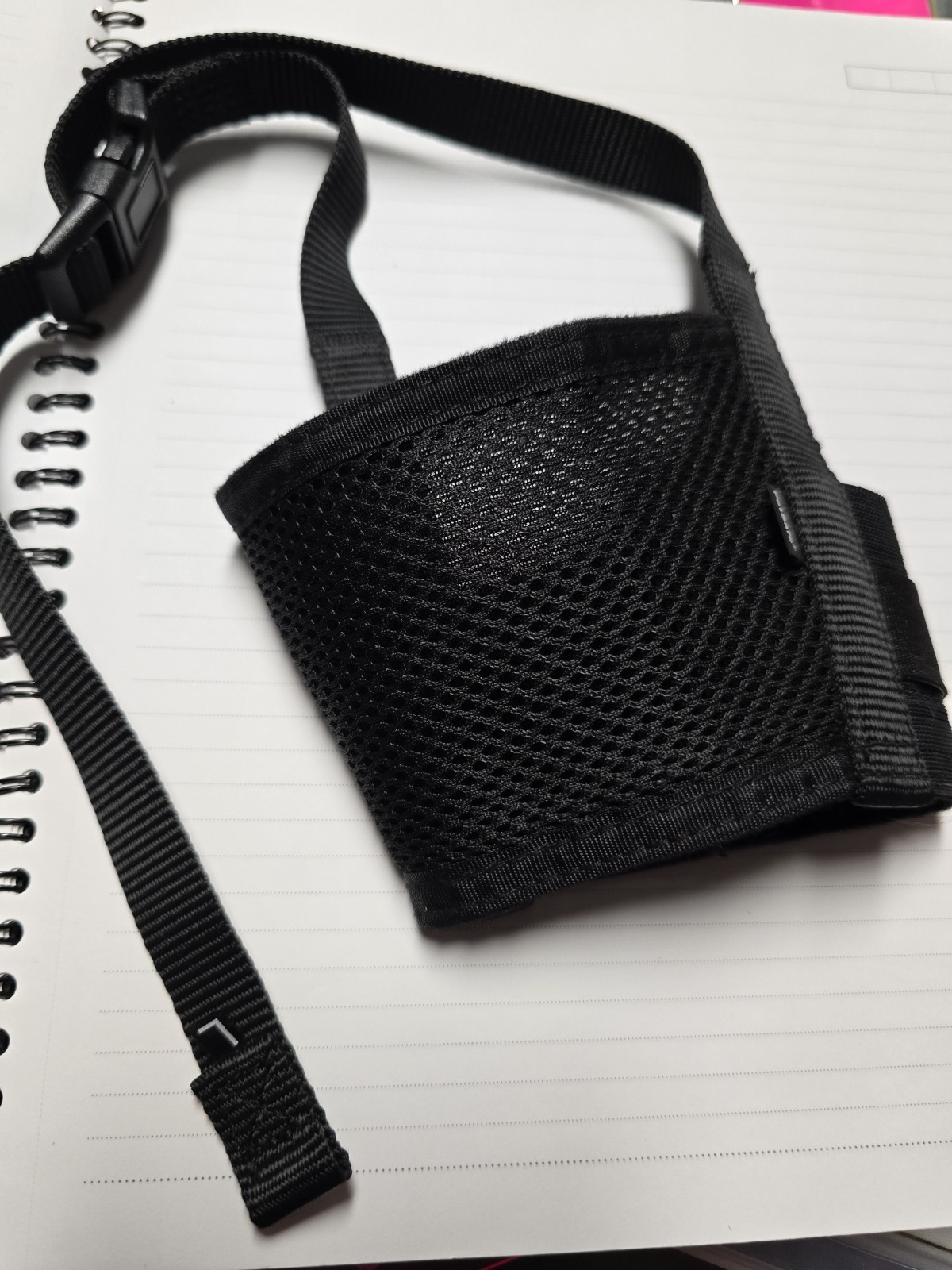 Adjustable Mesh Dog Muzzle By Pet Safe New. Large Breathable
