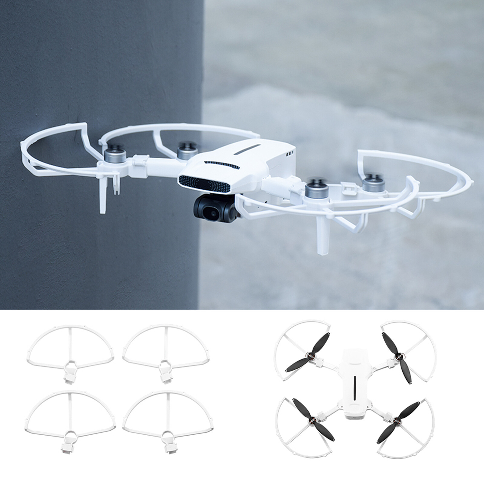 Anti-collision White Propeller Guard Protector Ring for FIMI X8 MINI Accessory