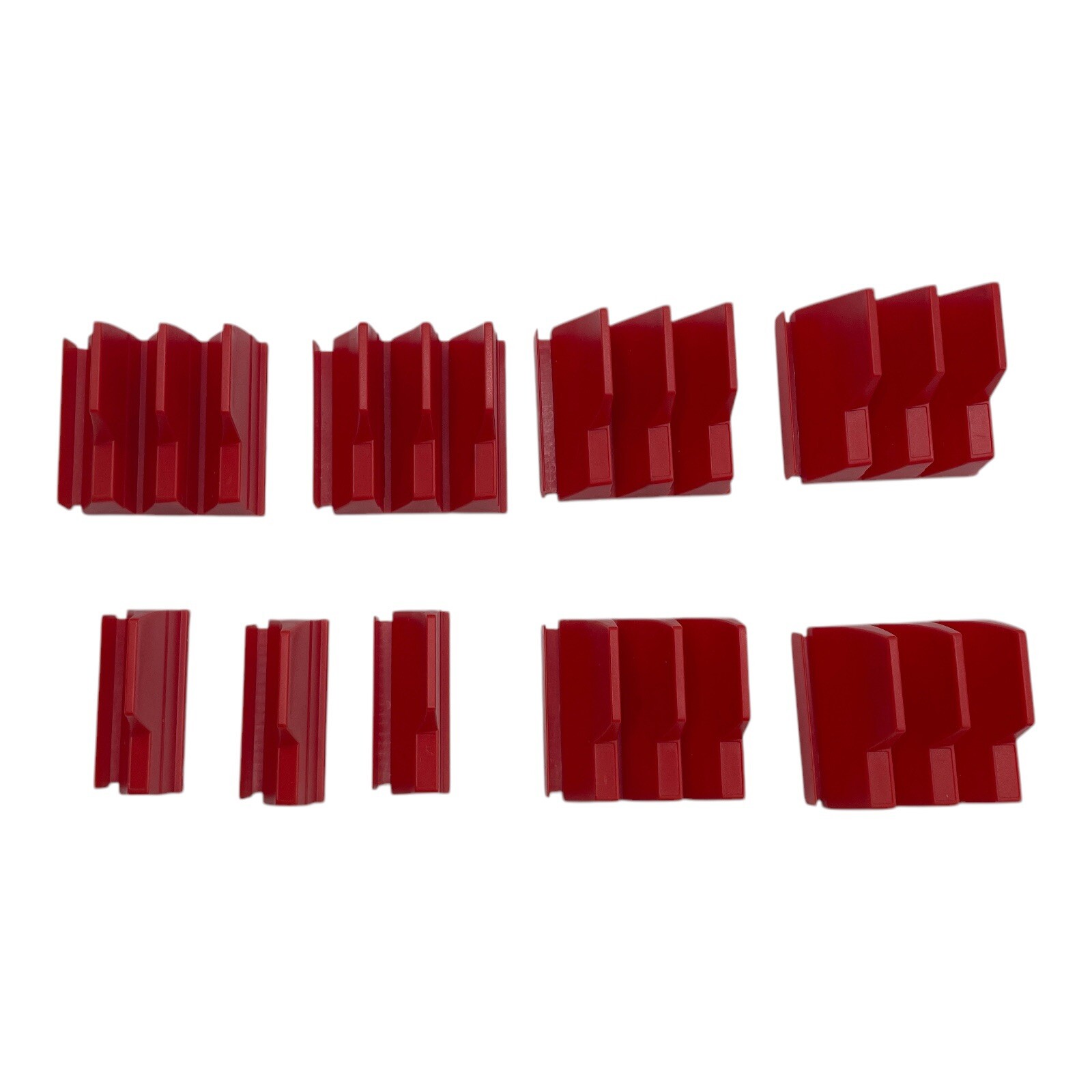 Plastic Wrench Organizer Set Tool Box Storage Magnetic Drawer Attachment Red