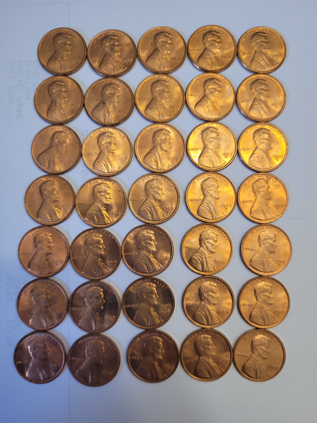 1969-S LINCOLN CENT/PENNY Brilliant-Uncirculated SUPER NICE!!!